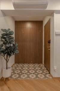 Transitional Foyer at Serangoon Maisonette