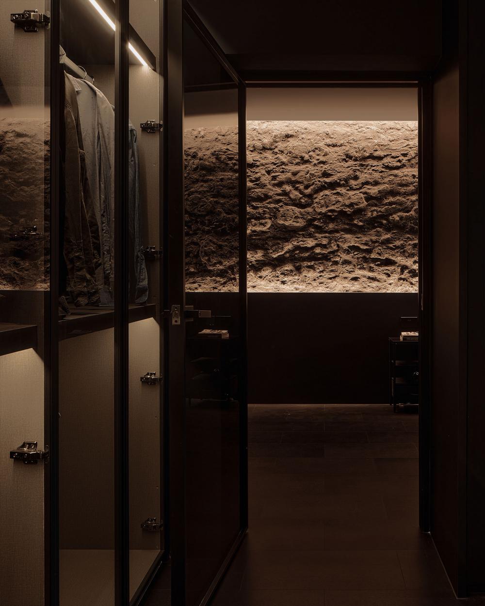 Contemporary Bedroom with Cove Lighting and Ceiling Light