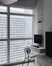 Minimalist Living Room at Icon Residence