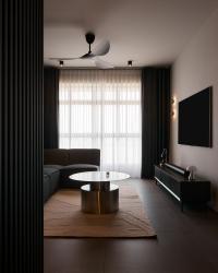 Contemporary Living Room at Punggol Point Cove