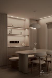 Minimalist Dining Room at 306A Tengah