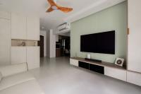 Asian New 4-Room HDB by Seiji Interior