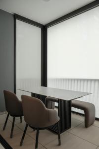 Minimalist Balcony at Woodleigh Residences