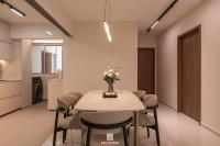 Minimalist Dining Room at 5 Room HDB @ Masiling