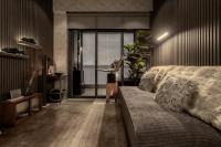 Modern Living Room at The Gentlemen’s Haven