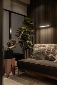 Modern Living Room at The Gentlemen’s Haven