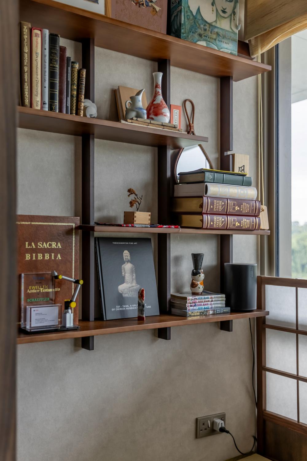 Modern Study with Bookshelf and Bookcases