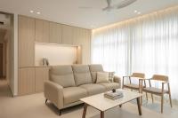 Minimalist Living Room at Floral Spring @ Yishun