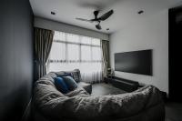 Modern Living Room at Tampines GreenFoliage