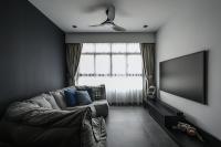 Modern Living Room at Tampines GreenFoliage