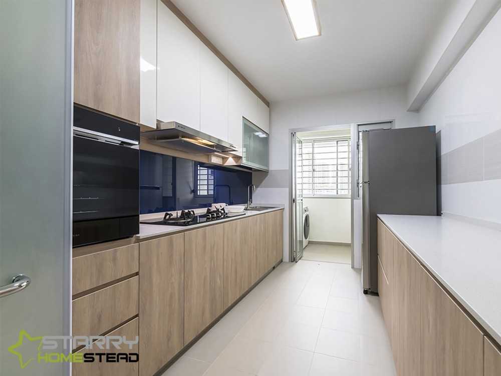 Scandinavian Kitchen with Kitchen Accessories and Kitchen Cabinets