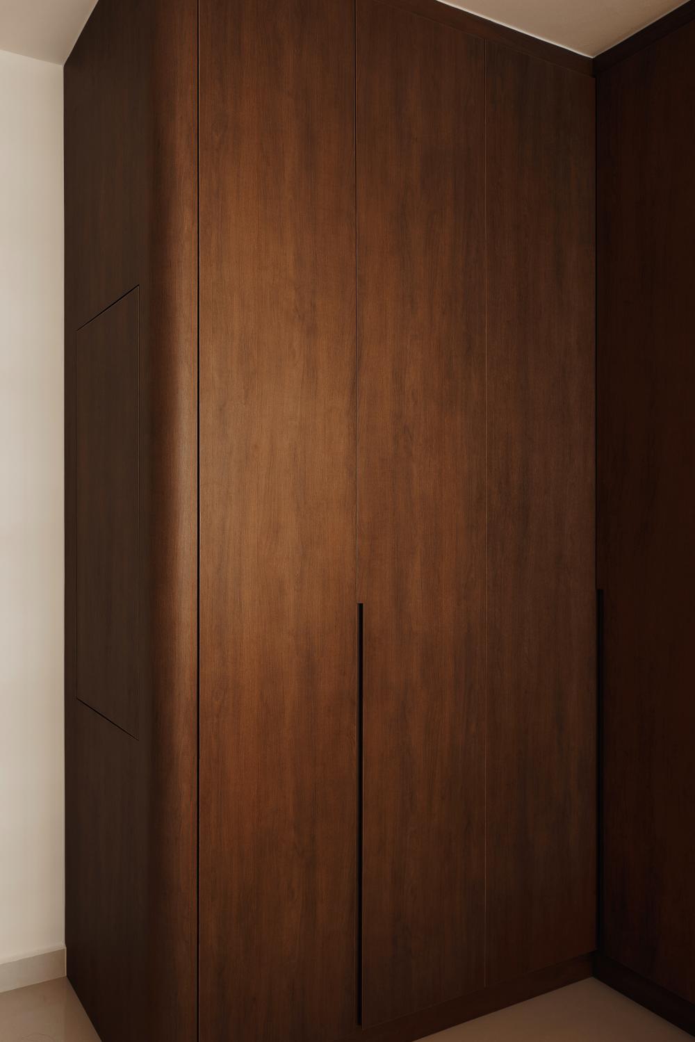 Contemporary Bedroom with Wardrobe and Storage Cabinets