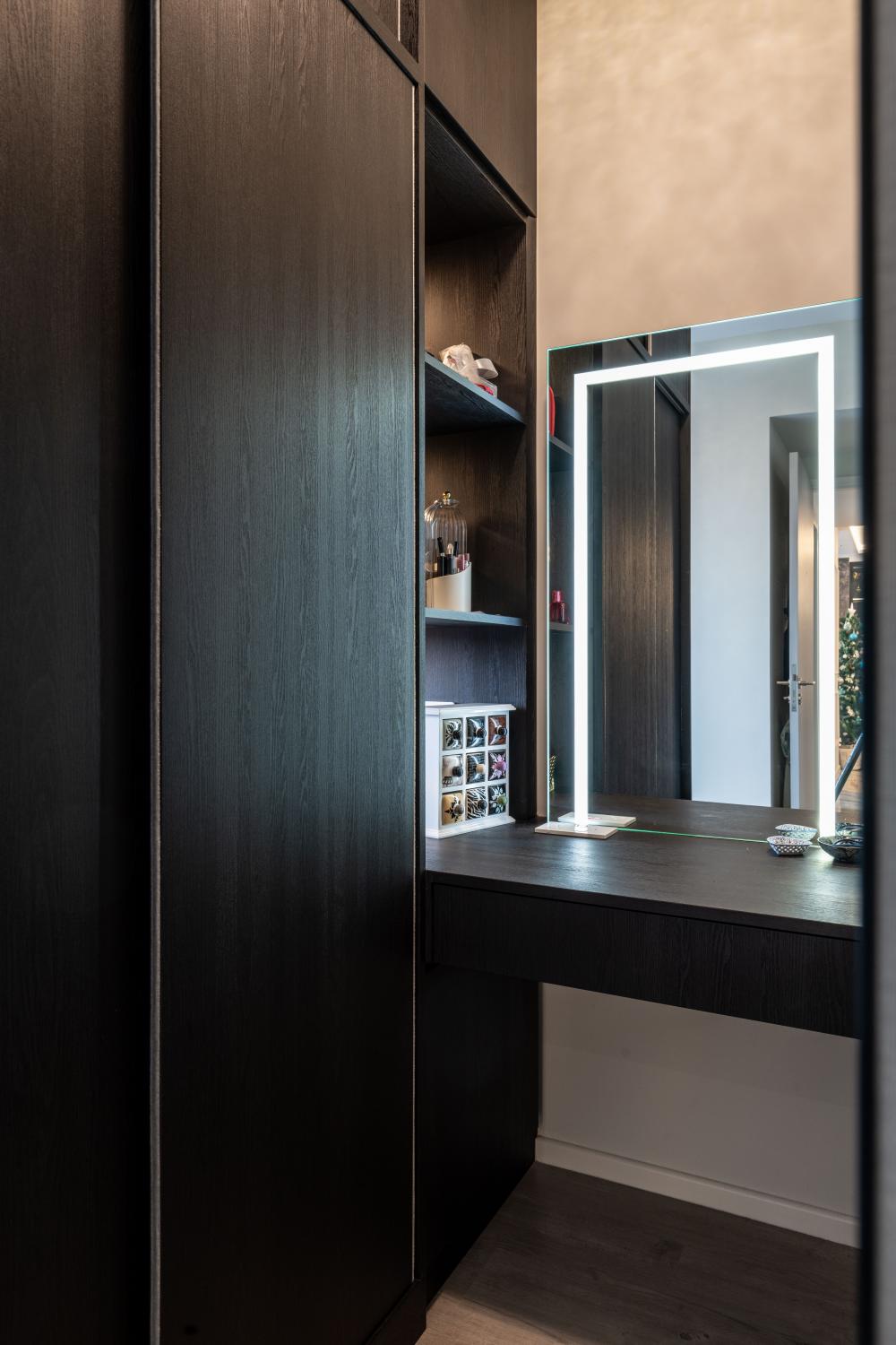 Contemporary Bedroom with Wardrobe and Bedroom Dresser