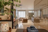 Asian Living Room at 3-Storey Landed House