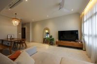 Scandinavian Living Room at Woodleigh Hillside