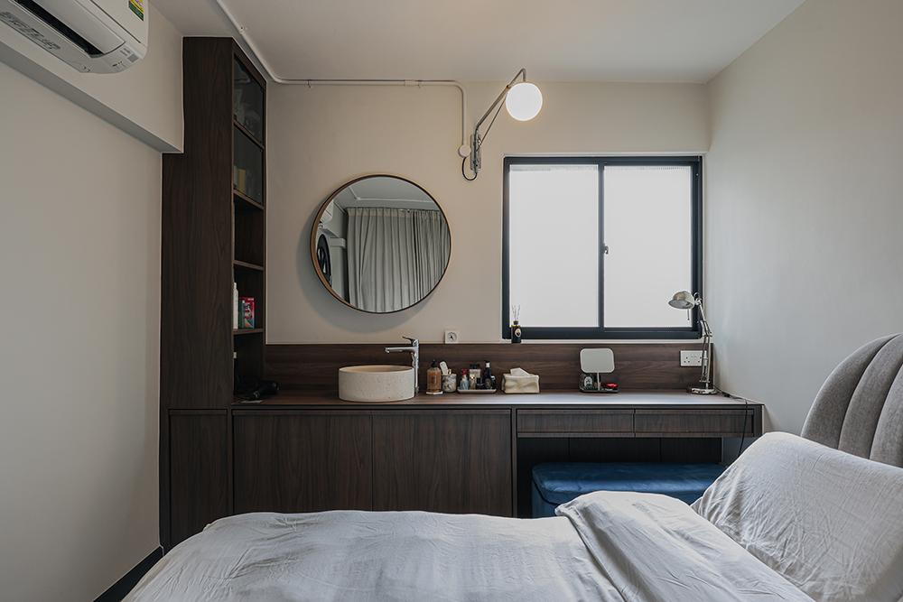 Vintage Bedroom with Bedroom Dresser and Storage Cabinets