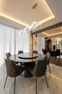 Modern Dining Room at 3-Storey Semi-Detached