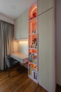 Modern Bedroom at 3-Storey Semi-Detached