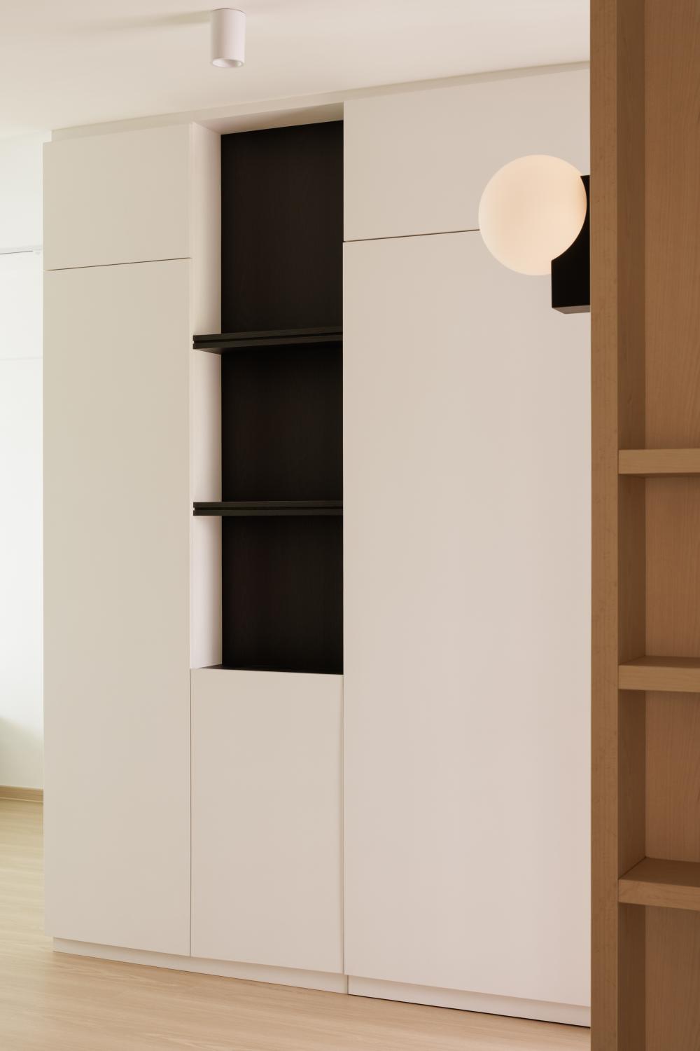 Minimalist Entryway with Shoe Rack and Small Storage