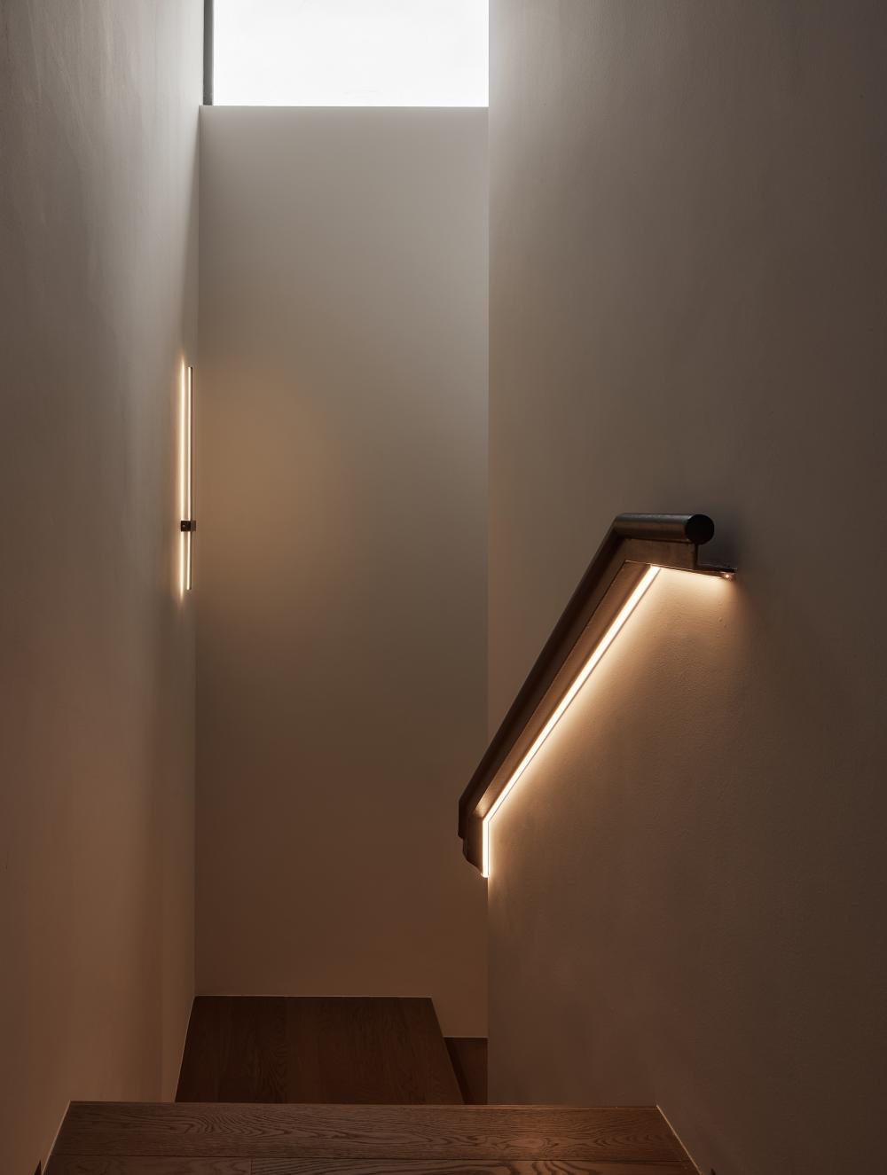 Modern Living Room with Drop Light and Lighting
