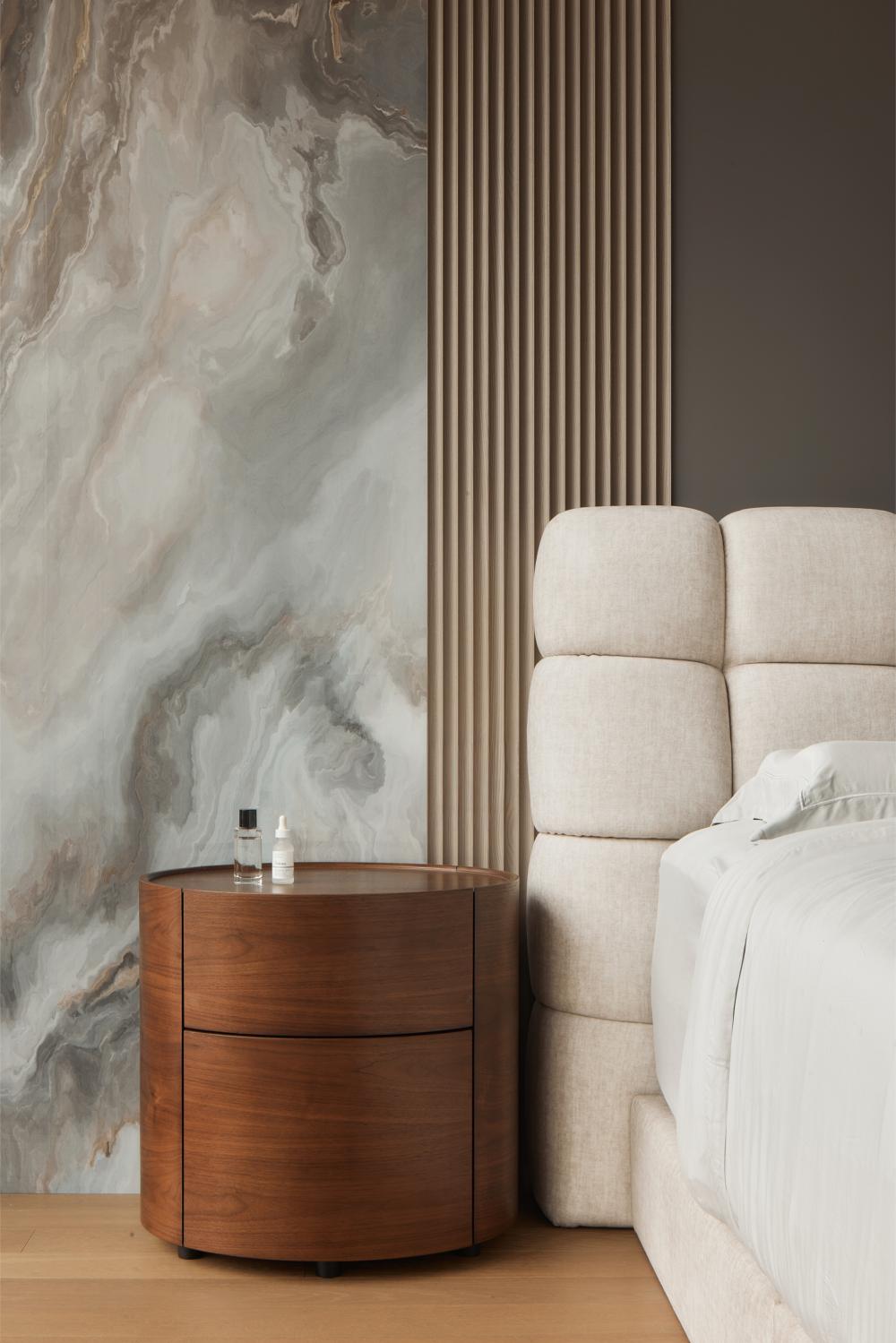 Modern Bedroom with Ceiling Light and Flooring