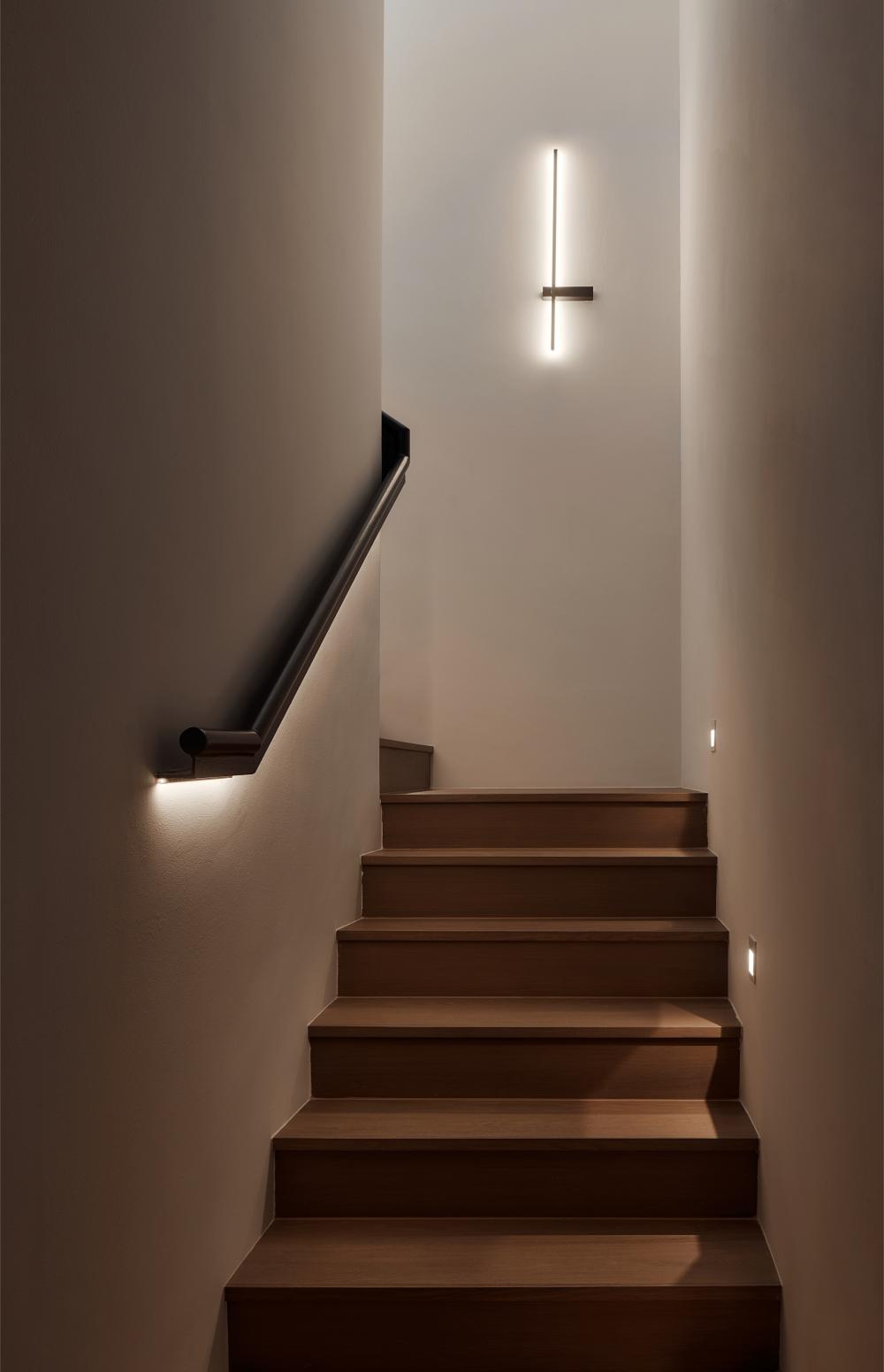 Modern Living Room with Lighting and LED Strip