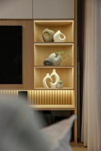 Scandinavian Living Room at The Beverly