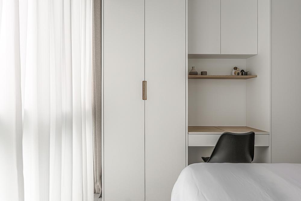 Modern Bedroom with Wardrobe and Bedroom Dresser