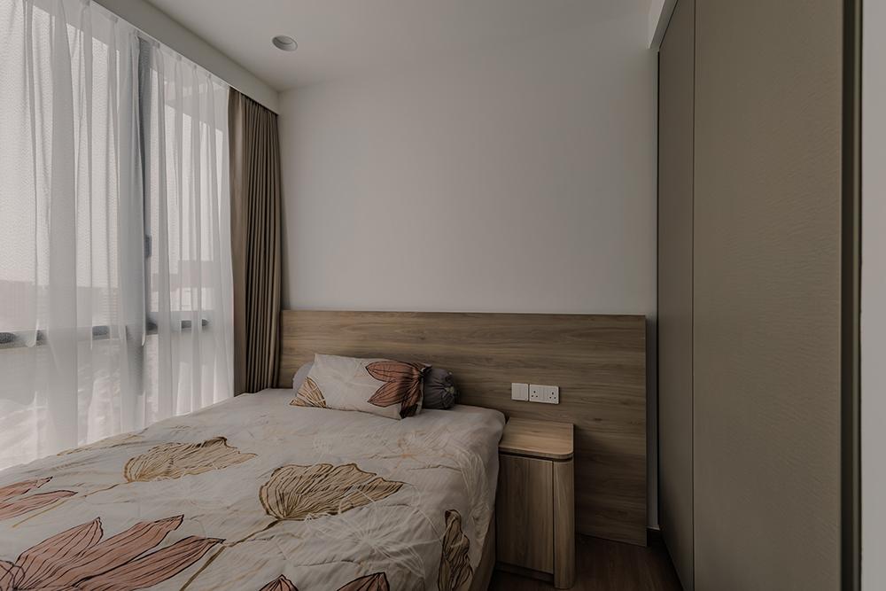Scandinavian Bedroom with Wardrobe and Sliding Wardrobe