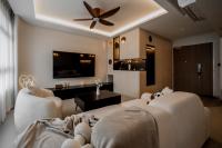 Contemporary Living Room at 95C Circuit Road