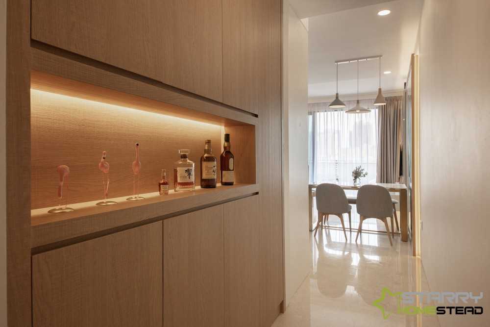 Modern Entryway with Display Cabinets and Shoe Cabinets
