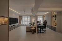 Modern Living Room at ParkView @ Bidadari