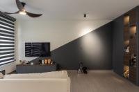 Contemporary Living Room at 338A Yishun Ave 6