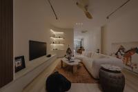 Minimalist Living Room at Conservation House