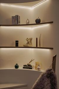 Minimalist Living Room at Conservation House