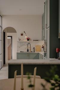 Minimalist Kitchen at Conservation House