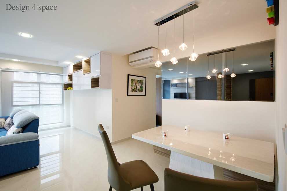 Modern Dining Room with Dining Table and Dining Chairs