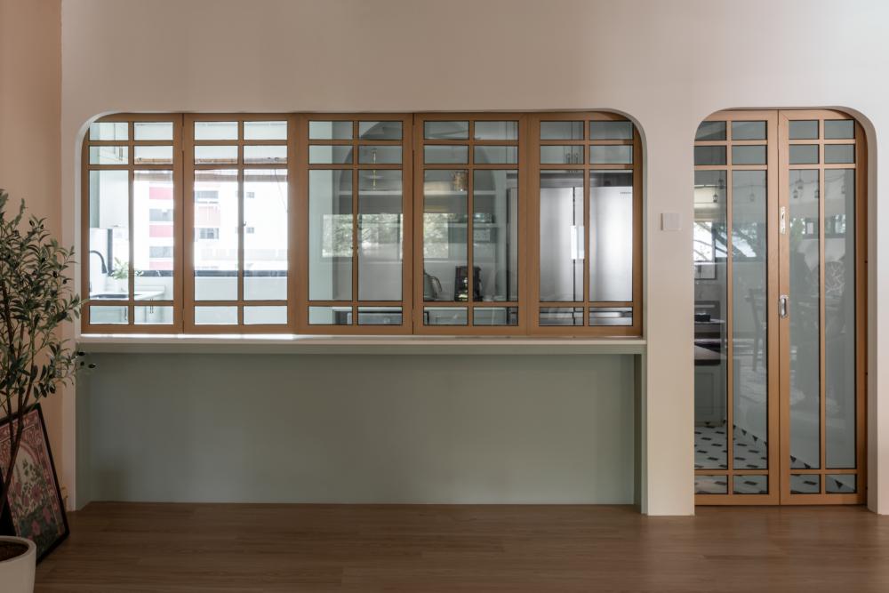 Modern Kitchen with Open Kitchen and Breakfast Counter