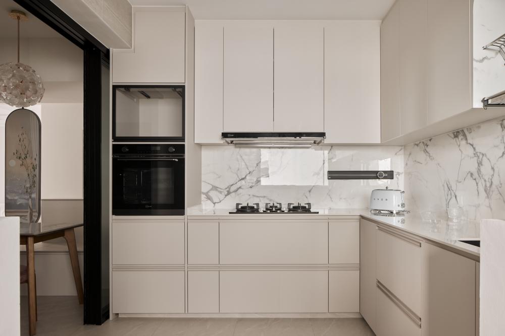 Asian Kitchen with Open Kitchen and Kitchen Tap