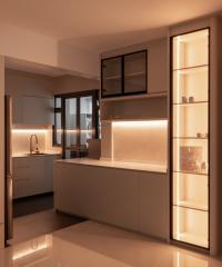 Modern Kitchen at Hougang Olive