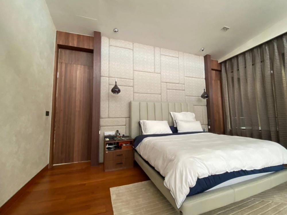 Contemporary Bedroom with Parquet Floor and Wood Flooring