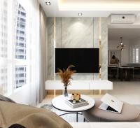 Contemporary Living Room at DAKOTA BREEZE BTO @ 4R HDB