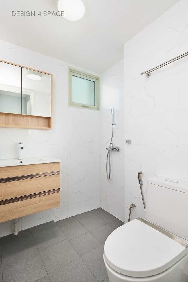 Minimalist Bathroom at Queenstown - 10 Stirling Road (Condo) by Design ...