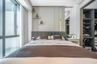 Modern Bedroom at Marina One Residence