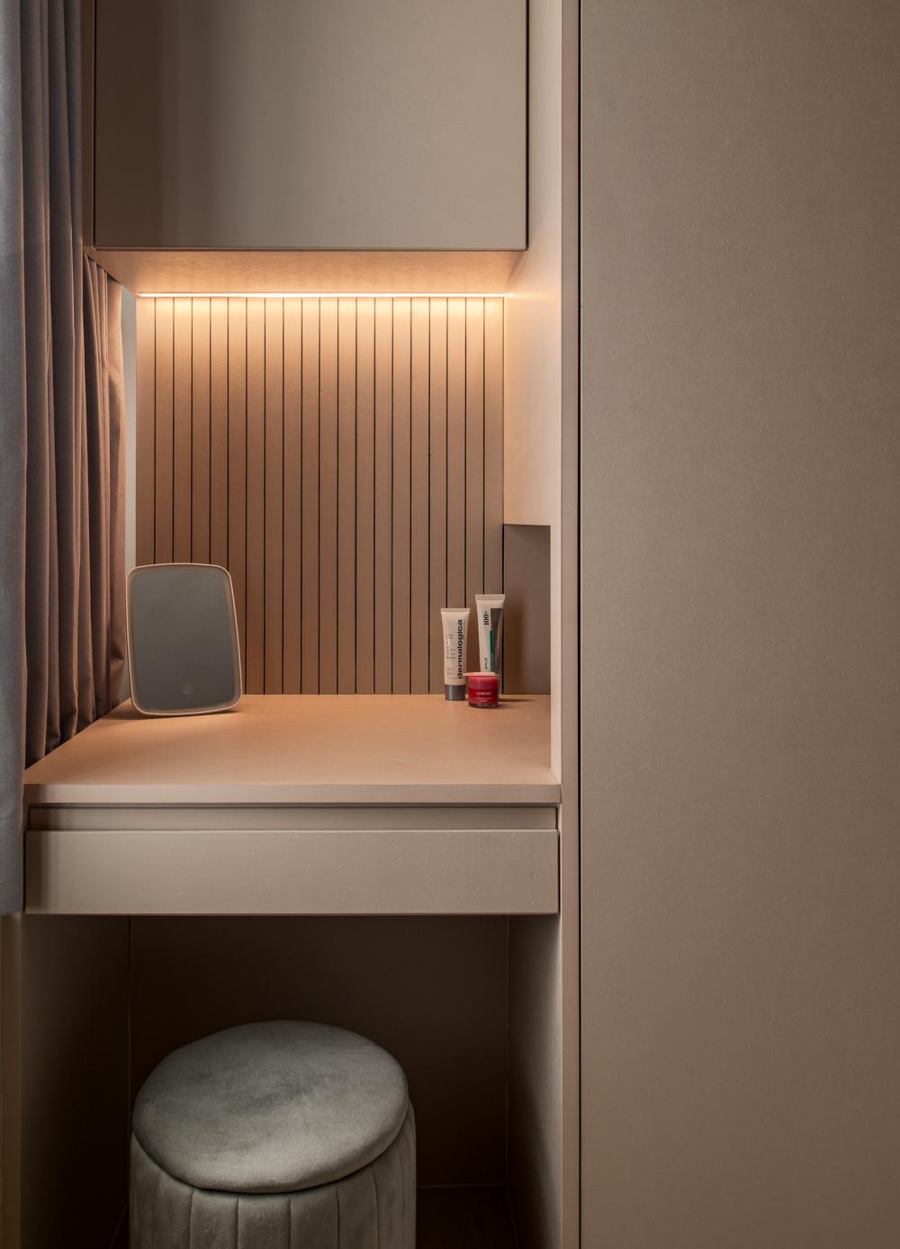 Contemporary Bedroom with Wardrobe and Bedroom Dresser