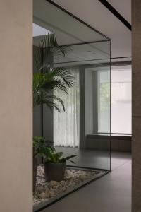 Contemporary Hallway at Shadow & Stone