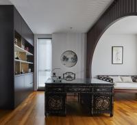 Asian Home Office at Quiet Ink & Timber