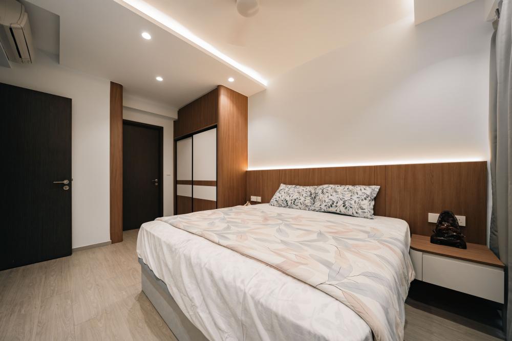 Modern Bedroom with Wardrobe and Sliding Wardrobe