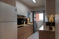 Contemporary Kitchen at 4 Room HDB @ Grove Spring Yishun