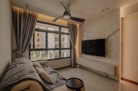 Modern Living Room at Garden Bloom @ Tengah